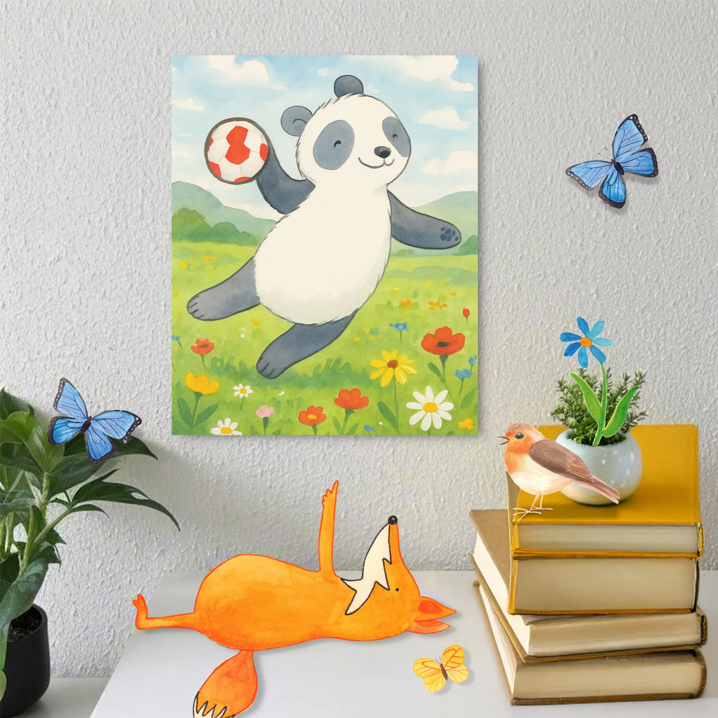 Malowanie według numerów Panda Grać w piłkę ręczną Design Prezent, Sport, Dyscyplina sportowa, Hobby, Darować, Dziękuję, Dzięki, Wyróżnienie, Wygrana, Sportowiec