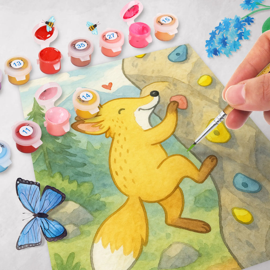 Malowanie według numerów lis Bouldering Design Bastelidee, Künstler, Kreativität, Malen nach Zahlen, Baseln, Ausmalbild, DIY, Malen, Kunstwerk, Geschenk, Sport, Sportart, Hobby, Schenken, Danke, Dankeschön, Auszeichnung, Gewinn, Sportler, Boulderhalle, Kletterhalle, Klettern, bouldern