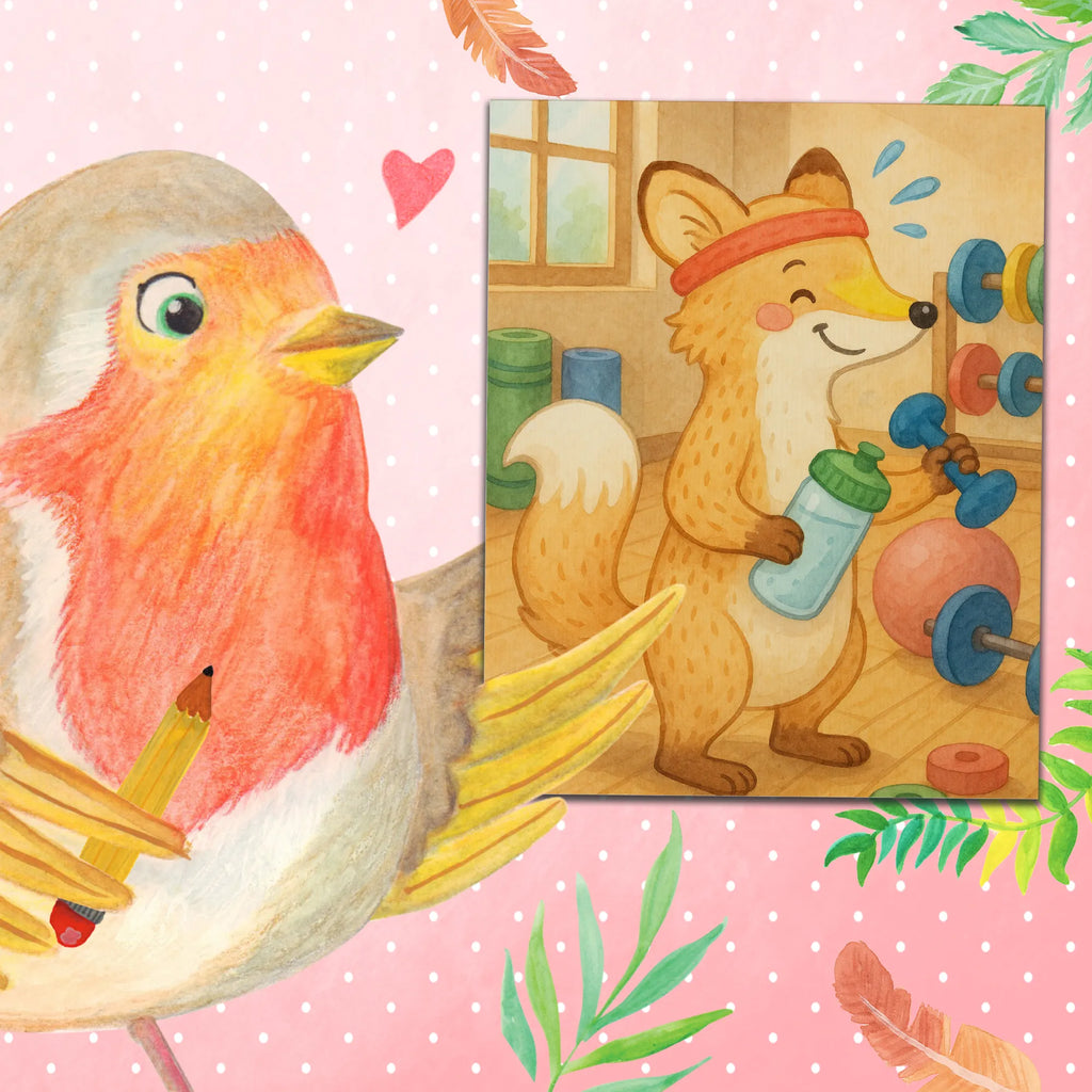 Paint by Numbers Fox fitness Design Künstler, Kunstwerk, Baseln, Bastelidee, Malen nach Zahlen, Kreativität, Malen, DIY, Ausmalbild, Geschenk, Sport, Sportart, Hobby, Schenken, Danke, Dankeschön, Auszeichnung, Gewinn, Sportler, Kraftsport, Fitness, Sport treiben, Fitnessstudio, Sportclub