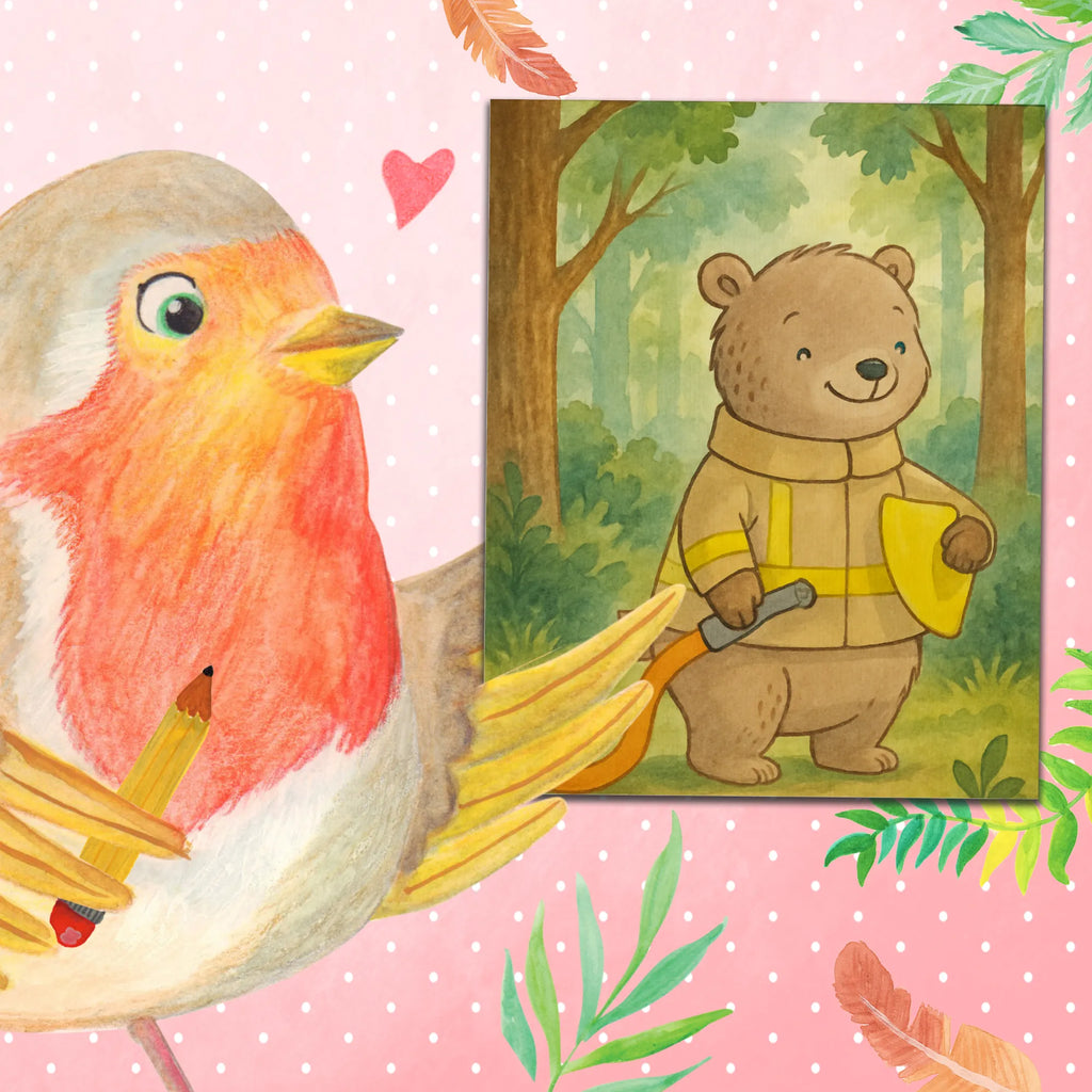 Malen nach Zahlen Bär Freiwillige Feuerwehr Design Bastelidee, Baseln, Kunstwerk, Künstler, Kreativität, DIY, Malen, Ausmalbild, Malen nach Zahlen, Geschenk, Sport, Sportart, Hobby, Schenken, Danke, Dankeschön, Auszeichnung, Gewinn, Sportler, Jugendfeuerwehr, Feuerwehrfest, Freiwillige Feuerwehr