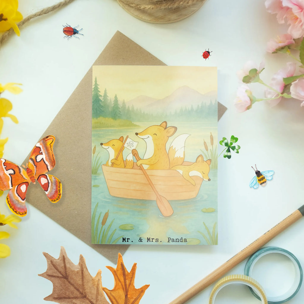 Grußkarte Fuchs Kanufahren Design Klappkarte, Grußkarte, Ansichtskarten, Glückwunschkarte, Geburtstagskarte, Karte, Einladungskarte, Hochzeitskarte, Geschenk, Sport, Sportart, Hobby, Schenken, Danke, Dankeschön, Auszeichnung, Gewinn, Sportler, Kanu fahren, Paddeltour, Kanutour, Kanu Schule, Kanuverleih