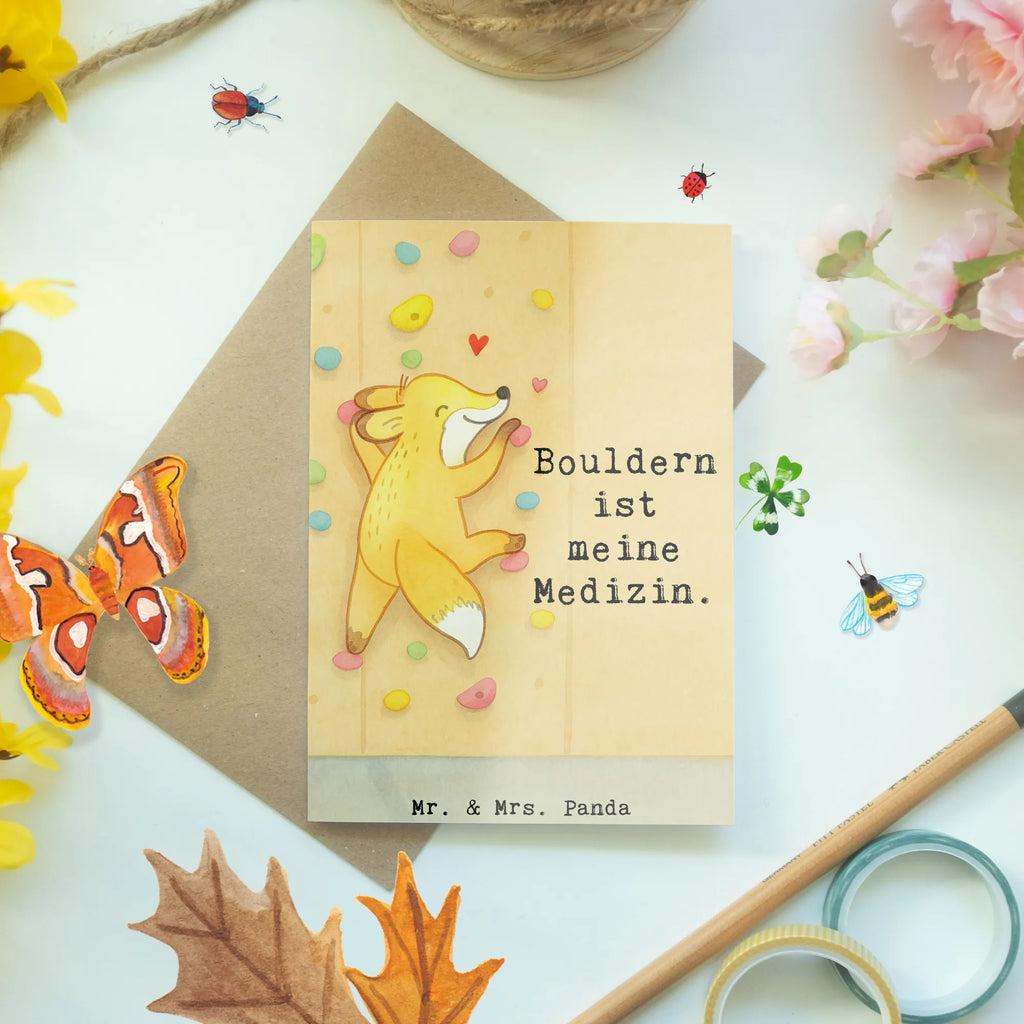 Grußkarte Fuchs Bouldern Design Karte, Ansichtskarten, Klappkarte, Glückwunschkarte, Geburtstagskarte, Einladungskarte, Hochzeitskarte, Grußkarte, Geschenk, Sport, Sportart, Hobby, Schenken, Danke, Dankeschön, Auszeichnung, Gewinn, Sportler, Kletterhalle, Boulderhalle, Klettern, bouldern