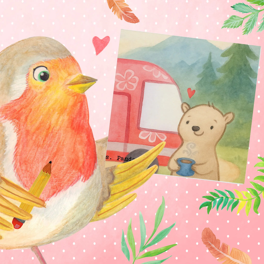 Deluxe Karte Bär Camper Design Hochwertige Grußkarte, Karte, Glückwunschkarte, Hochzeitskarte, Klappkarte, Grußkarte, Hochwertige Klappkarte, Einladungskarte, Geburtstagskarte, Geschenk, Sport, Sportart, Hobby, Schenken, Danke, Dankeschön, Auszeichnung, Gewinn, Sportler, Roadtrip, Campingplatz, Campen, Camper, Urlaub, Zelten, Wohnmobil