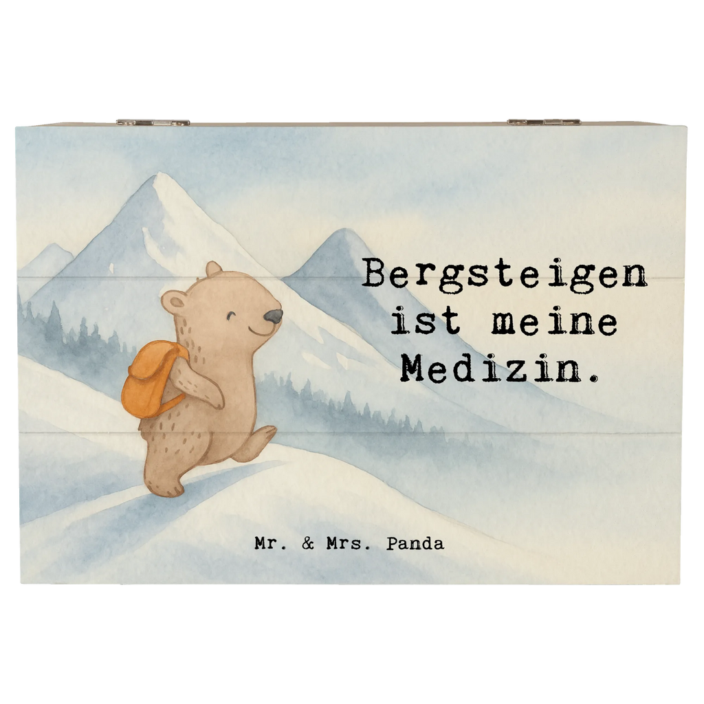 Holzkiste Bär Bergsteigen Design Schatulle, Erinnerungsbox, Schatzkiste, Geschenkdose, Kiste, Erinnerungskiste, Truhe, Dekokiste, Aufbewahrungsbox, Holzkiste, XXL, Geschenkbox, Geschenk, Sport, Sportart, Hobby, Schenken, Danke, Dankeschön, Auszeichnung, Gewinn, Sportler, wandern, Alpinismus, Trekking, Bergsteigen, Bergsport, Alpinwandern