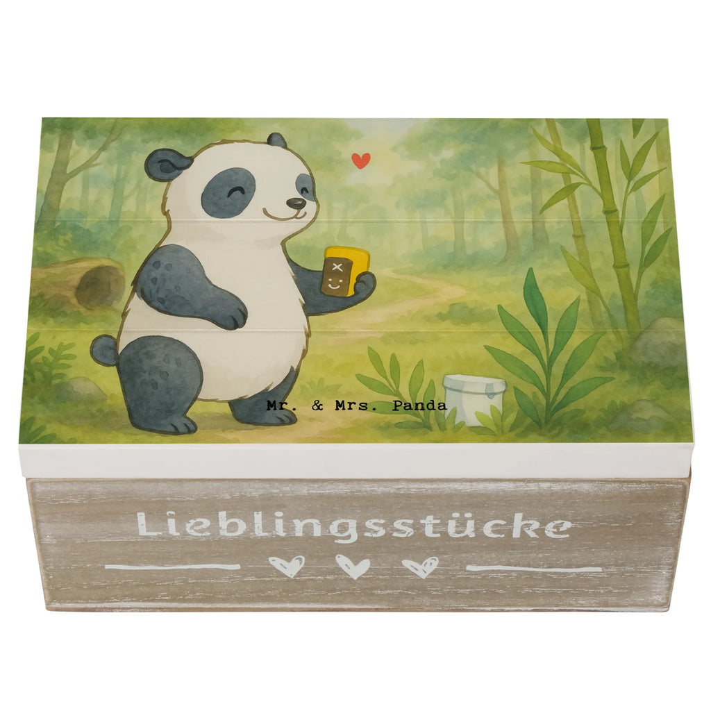 Holzkiste Panda Geocaching Design XXL, Geschenkbox, Erinnerungskiste, Truhe, Erinnerungsbox, Schatzkiste, Kiste, Schatulle, Holzkiste, Aufbewahrungsbox, Dekokiste, Geschenkdose, Geschenk, Sport, Sportart, Hobby, Schenken, Danke, Dankeschön, Auszeichnung, Gewinn, Sportler, Geocaching, Schatzsuchen, GPS Schnitzeljagd, Opencaching