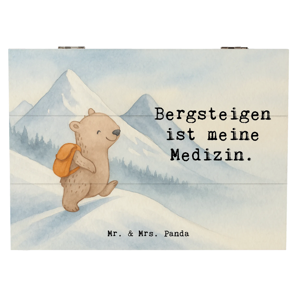 Holzkiste Bär Bergsteigen Design Schatulle, Erinnerungsbox, Schatzkiste, Geschenkdose, Kiste, Erinnerungskiste, Truhe, Dekokiste, Aufbewahrungsbox, Holzkiste, XXL, Geschenkbox, Geschenk, Sport, Sportart, Hobby, Schenken, Danke, Dankeschön, Auszeichnung, Gewinn, Sportler, wandern, Alpinismus, Trekking, Bergsteigen, Bergsport, Alpinwandern