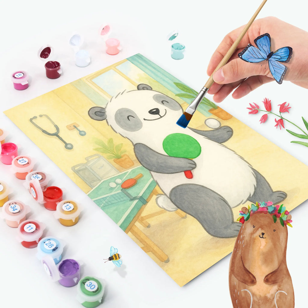 Paint by Numbers panda table tennis Design Baseln, Bastelidee, Malen nach Zahlen, Malen, Künstler, DIY, Kunstwerk, Kreativität, Ausmalbild, Geschenk, Sport, Sportart, Hobby, Schenken, Danke, Dankeschön, Auszeichnung, Gewinn, Sportler, Tischtennis Bund, Ballsport, Tischtennis, Tischtennis Verein