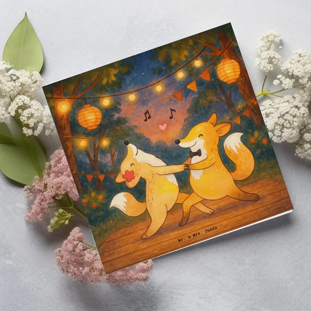 Deluxe Karte Füchse Salsa tanzen Design Hochwertige Klappkarte, Klappkarte, Einladungskarte, Glückwunschkarte, Karte, Geburtstagskarte, Hochzeitskarte, Hochwertige Grußkarte, Grußkarte, Geschenk, Sport, Sportart, Hobby, Schenken, Danke, Dankeschön, Auszeichnung, Gewinn, Sportler, Tanzen, Tanzschule, Tanzkurs, Salsa tanzen