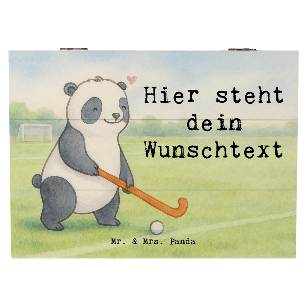 Personalisierte Holzkiste Panda Hockey spielen Design Geschenkbox personalisiert, Erinnerungskiste, Erinnerungsbox mit Namen, Kiste Personalisiert, Truhe mit Namen, Schatulle Personalisiert, mit Namen, Kiste mit Namen, Holzkiste Personalisiert, GEschenkdose personalisiert, Truhe Personalisiert, Schatulle mit Namen, Erinnerungsbox Personalisiert, Holzkiste mit Namen, Aufbewahrungsbox mit Namen, Erinnerungskiste Personalisiert, Schatzkiste mit Namen, Schatzkiste Personalisiert, Aufbewahrungsbox Personalisiert, Dekokiste mit Namen, Dekokiste Personalisiert, Geschenk, Sport, Sportart, Hobby, Schenken, Danke, Dankeschön, Auszeichnung, Gewinn, Sportler, Hockey spielen, Hockeyschläger, Feldhockey, Hockey Verein