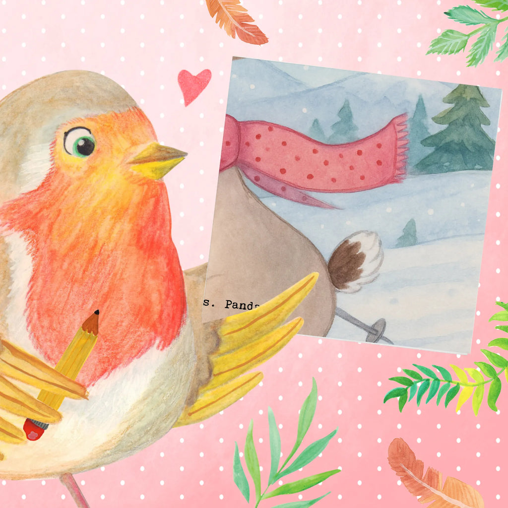 Deluxe Karte Hase Skifahren Design Grußkarte, Einladungskarte, Hochwertige Klappkarte, Geburtstagskarte, Klappkarte, Hochwertige Grußkarte, Hochzeitskarte, Glückwunschkarte, Karte, Geschenk, Sport, Sportart, Hobby, Schenken, Danke, Dankeschön, Auszeichnung, Gewinn, Sportler, Skirennen, Skisport, Skifahren, Skiwettbewerb, Ski fahren