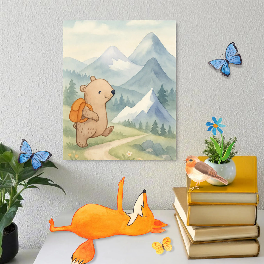 Paint by Numbers bear Rockclimbing Design Gift, sport, hobby, giving, thank you, award, profit, athlete, trekking, mountain sports, alpinism, hiking, Mountaineering, alpine hiking