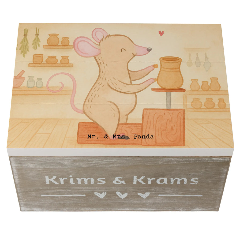 Holzkiste Maus Töpfern Design Schatulle, Geschenkdose, Aufbewahrungsbox, Kiste, Holzkiste, Erinnerungsbox, Truhe, Dekokiste, Schatzkiste, XXL, Erinnerungskiste, Geschenkbox, Geschenk, Sport, Sportart, Hobby, Schenken, Danke, Dankeschön, Auszeichnung, Gewinn, Sportler, Töpfern, Töpferei, Töpferkurs
