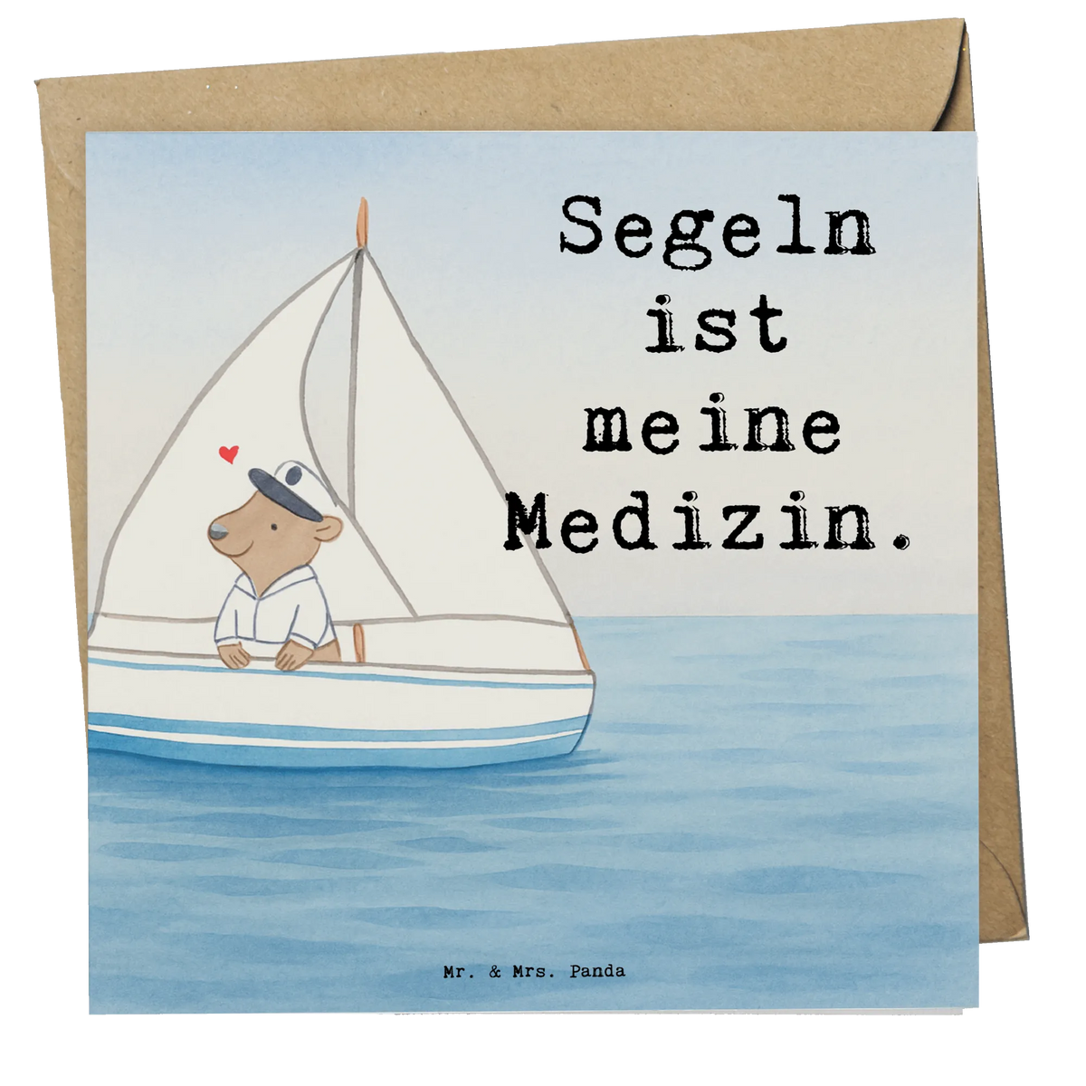 Deluxe Karte Bär Segeln Design Glückwunschkarte, Grußkarte, faltkarte, doppelkarte, Klappkarte, anlasskarte, Geschenk, Schenken, Sport, Sportart, Hobby, Danke, Dankeschön, Auszeichnung, Gewinn, Sportler, Segeln, Segeltörn, Segelboot, Segelschule, Yachtclub