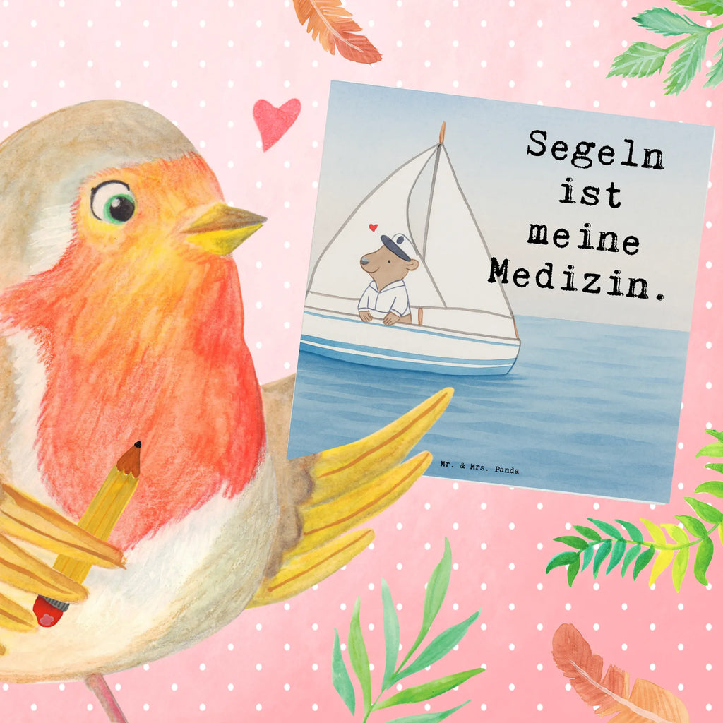 Deluxe Karte Bär Segeln Design Geburtstagskarte, Grußkarte, Klappkarte, Hochzeitskarte, Einladungskarte, Hochwertige Grußkarte, Karte, Glückwunschkarte, Hochwertige Klappkarte, Geschenk, Sport, Sportart, Hobby, Schenken, Danke, Dankeschön, Auszeichnung, Gewinn, Sportler, Segelboot, segeln, Segeltörn, Yachtclub, Segelschule