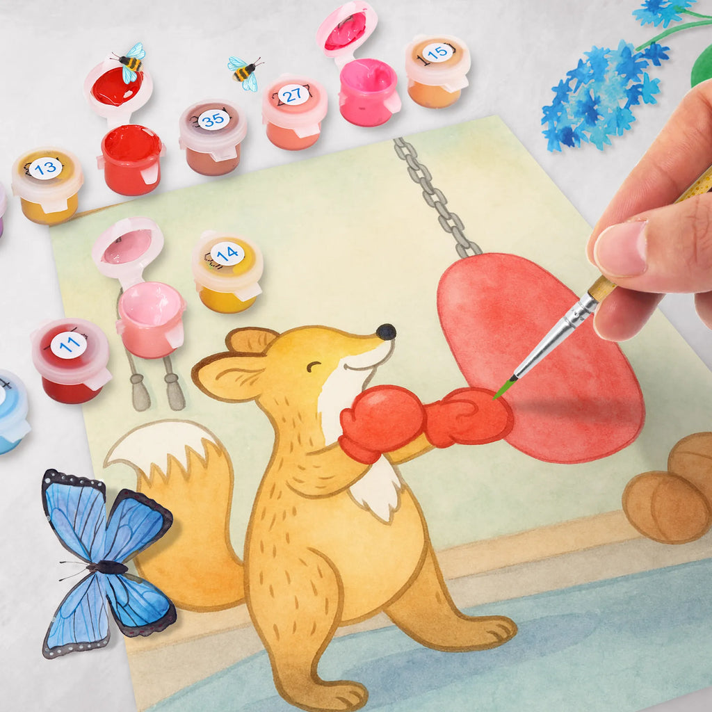 Malen nach Zahlen Fuchs Boxen Design Bastelidee, Malen nach Zahlen, Ausmalbild, Kreativität, Kunstwerk, Malen, Baseln, Künstler, DIY, Geschenk, Sport, Sportart, Hobby, Schenken, Danke, Dankeschön, Auszeichnung, Gewinn, Sportler, Boxen, Boxkampf, Boxtraining