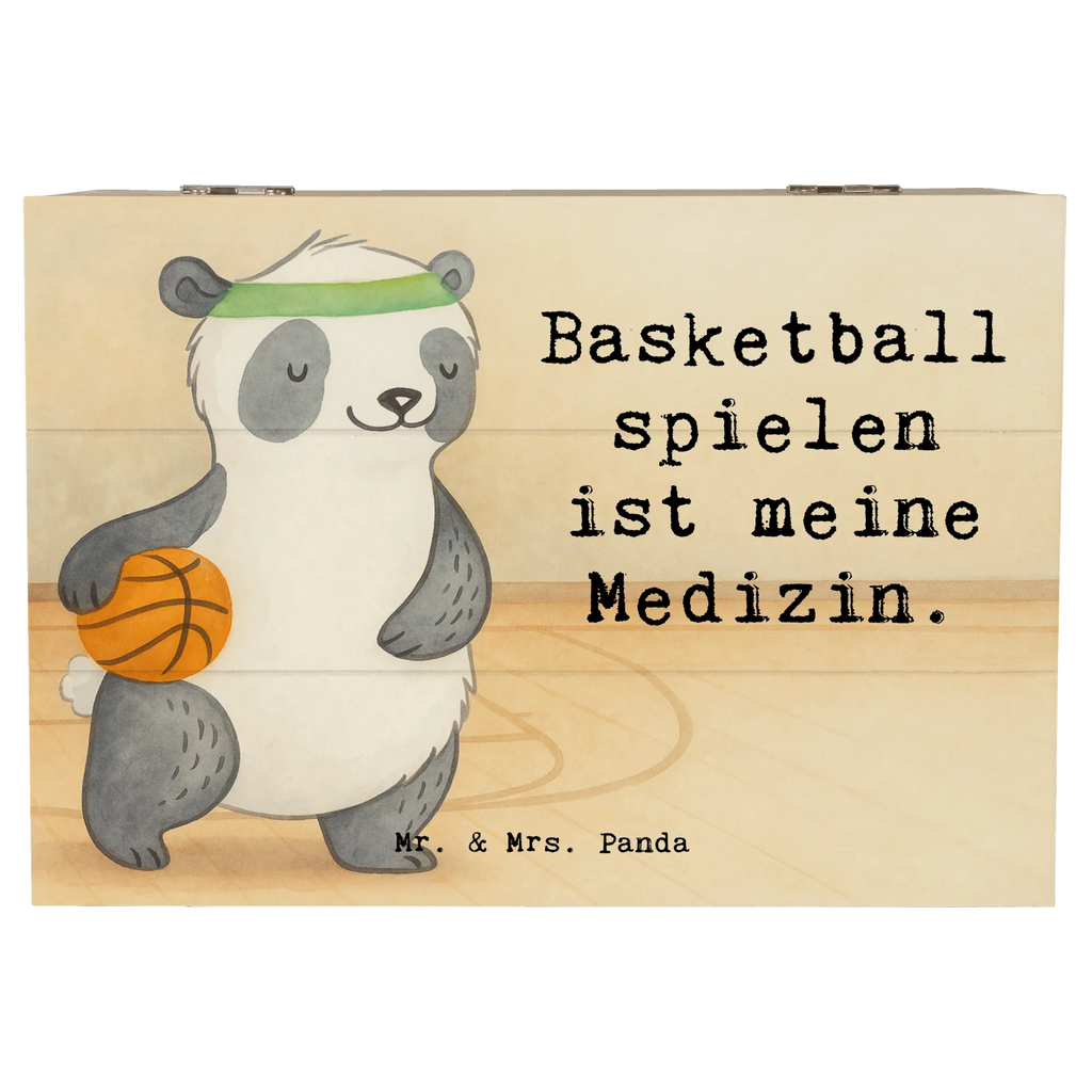 Holzkiste Panda Basketball Design Erinnerungskiste, Dekokiste, Schatulle, Geschenkdose, Schatzkiste, Holzkiste, Erinnerungsbox, Truhe, Aufbewahrungsbox, Geschenkbox, Kiste, XXL, Geschenk, Sport, Sportart, Hobby, Schenken, Danke, Dankeschön, Auszeichnung, Gewinn, Sportler, Basketballplatz, Basketball Verband, Basketball, Basketball Verein