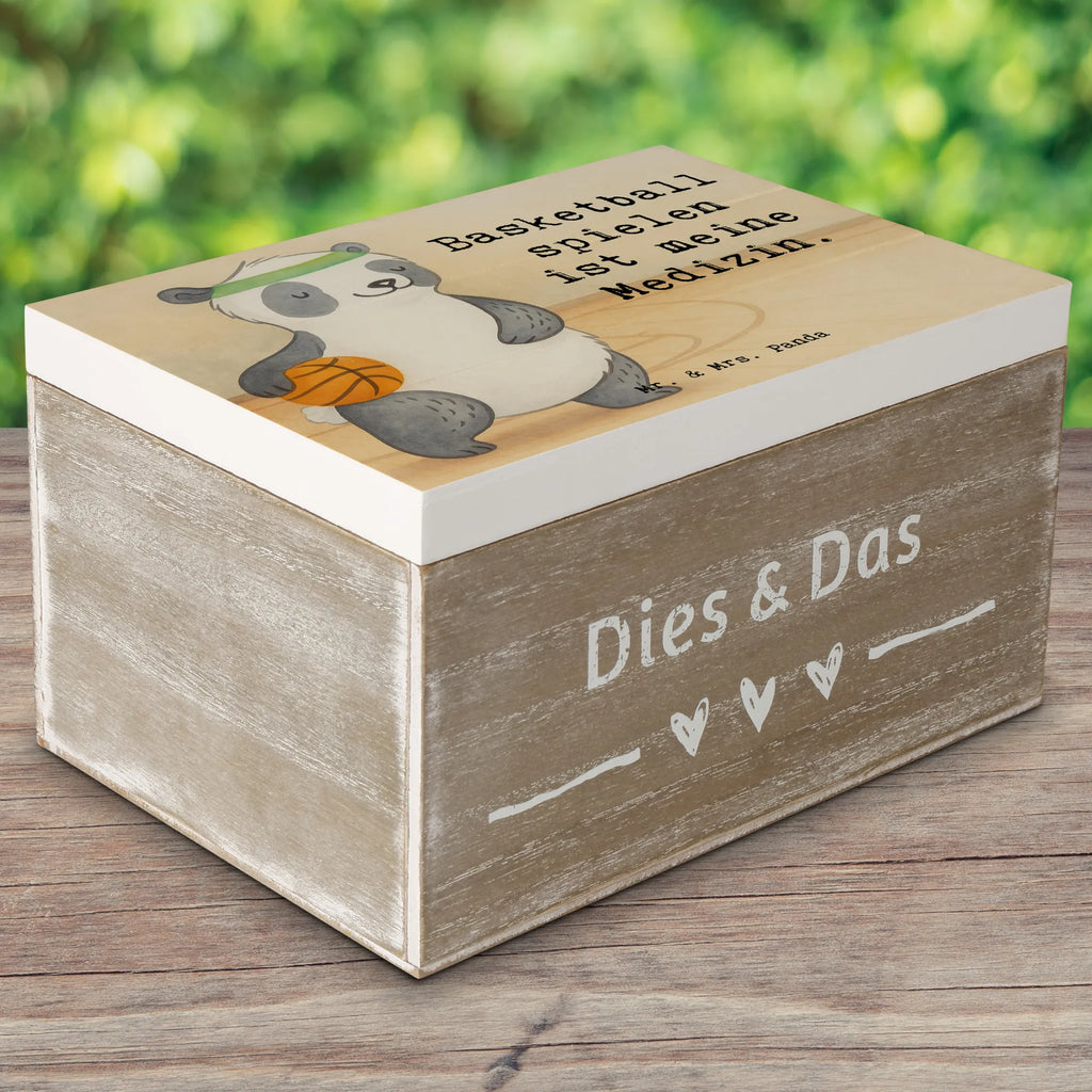Holzkiste Panda Basketball Design Erinnerungskiste, Dekokiste, Schatulle, Geschenkdose, Schatzkiste, Holzkiste, Erinnerungsbox, Truhe, Aufbewahrungsbox, Geschenkbox, Kiste, XXL, Geschenk, Sport, Sportart, Hobby, Schenken, Danke, Dankeschön, Auszeichnung, Gewinn, Sportler, Basketballplatz, Basketball Verband, Basketball, Basketball Verein
