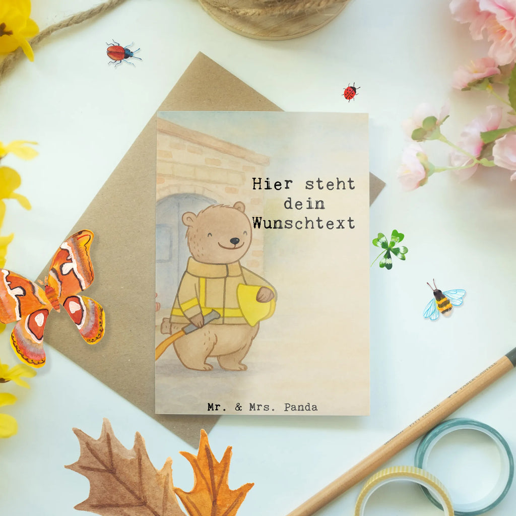 Personalisierte Grußkarte Bär Freiwillige Feuerwehr Design Grußkarte mit Namen, Personalisiertere Klappkarte, Grußkarten personalisiert, Personalisierte Hochzeitskarte, Personalisierte Einladungskarte, Grußkarte selbst gestalten, Grußkarte mit persönlichen Nachrichten, Grußkarte als Geldgeschenk, Personalisierte Grußkarte, Grußkarte selber drucken, Personalisierte Karte, Personalisierte Geburtstagskarte, Personalisierte Glückwunschkarte, Geschenk, Sport, Sportart, Hobby, Schenken, Danke, Dankeschön, Auszeichnung, Gewinn, Sportler, Feuerwehrfest, Jugendfeuerwehr, Freiwillige Feuerwehr