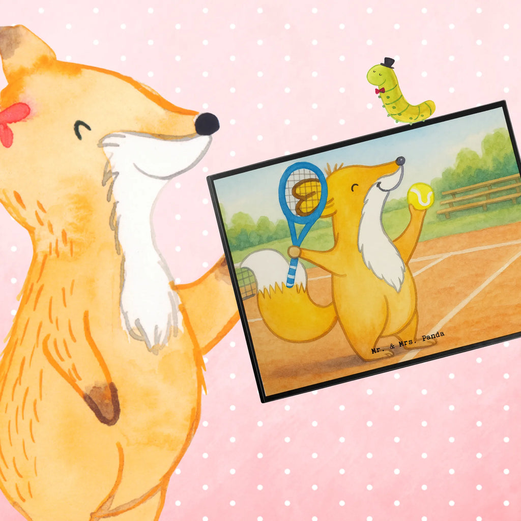 Schreibtischunterlage Fuchs Tennis spielen Design Schreibwaren, Schreibunterlage, Büroartikel, Schreibtischunterlage Groß, Schreibtischauflage, Bürobedarf, Schreibtisch Unterlagen, Geschenk, Sport, Sportart, Hobby, Schenken, Danke, Dankeschön, Auszeichnung, Gewinn, Sportler, Tennisverein, Tennis Turnier, Tennis spielen, Tennisclub, Ballsportart