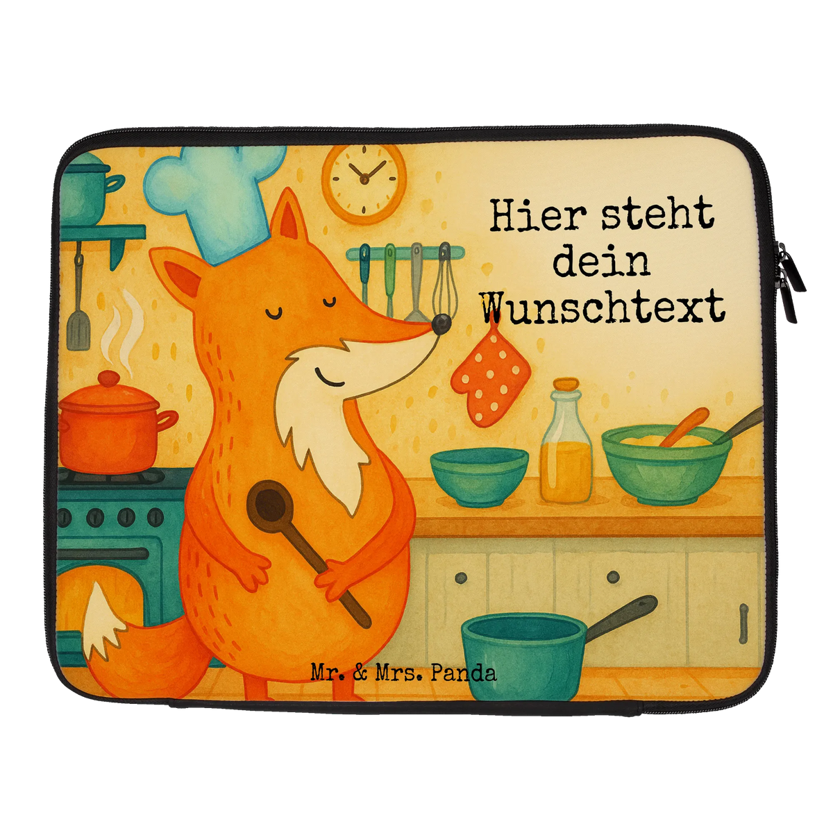 Personalized Notebook Bag Fox A cook Design forest wildlife, foxes, clever as a fox, animal lover, Baker, Cook gift, Chefs, Party slogan, Slogan funny, Kitchen decoration, Kitchen slogan