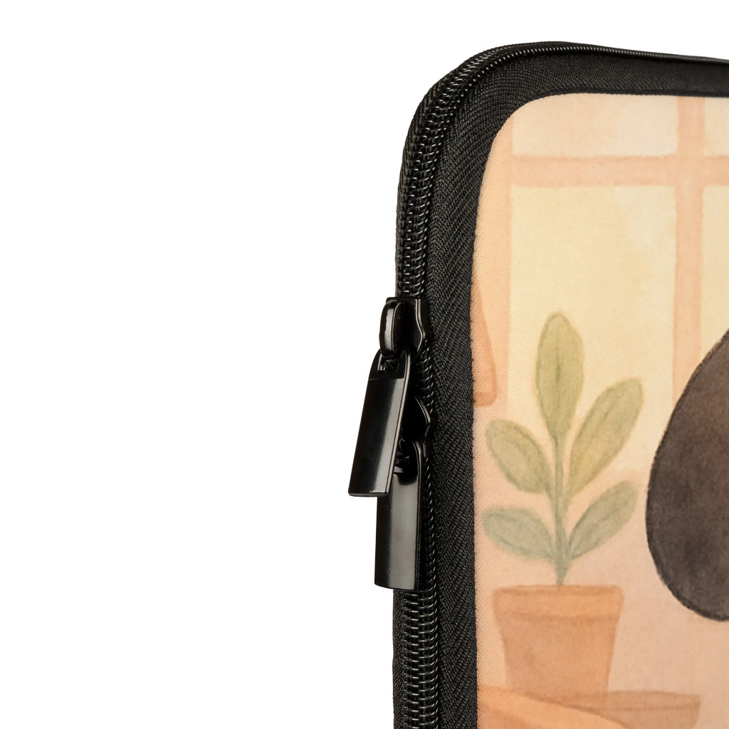 Personalisierte Notebook Tasche Hund Entspannen Design