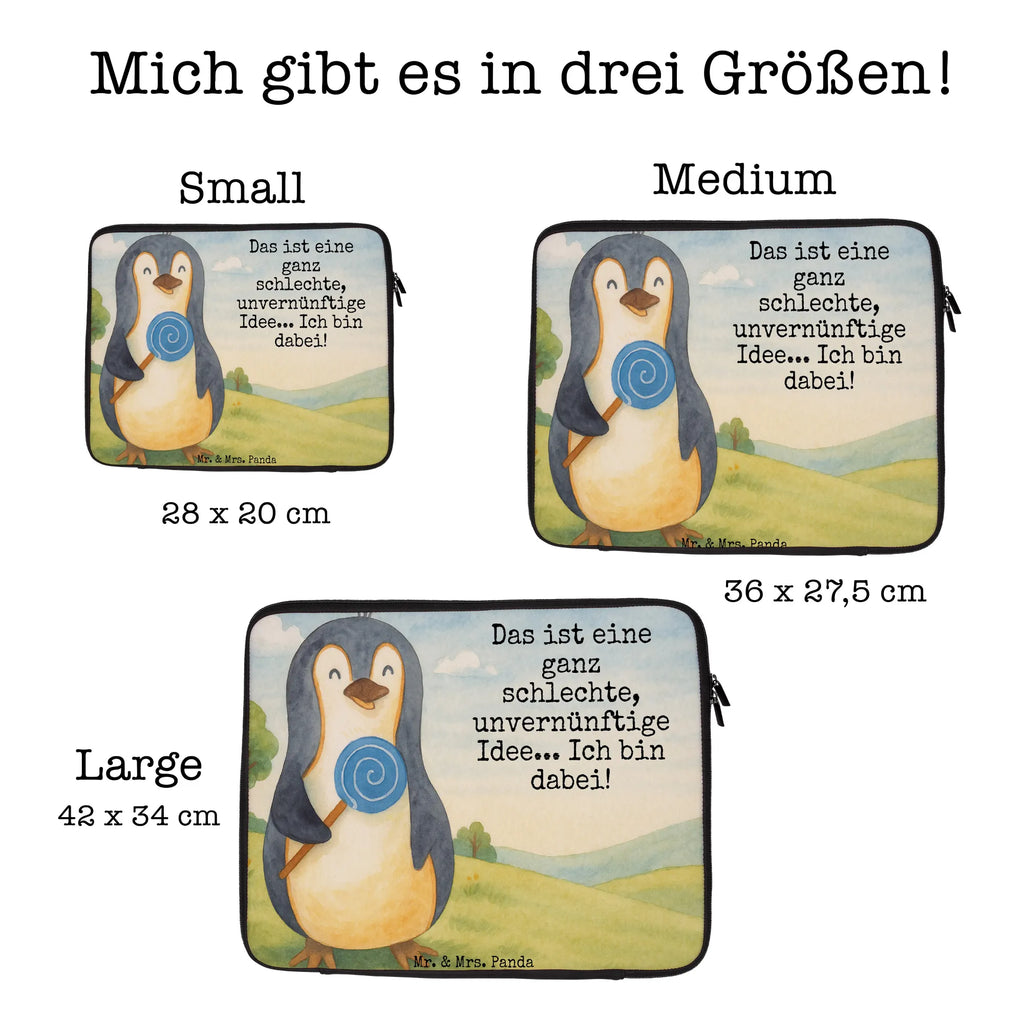 Notebook Tasche Pinguin Lolli Design
