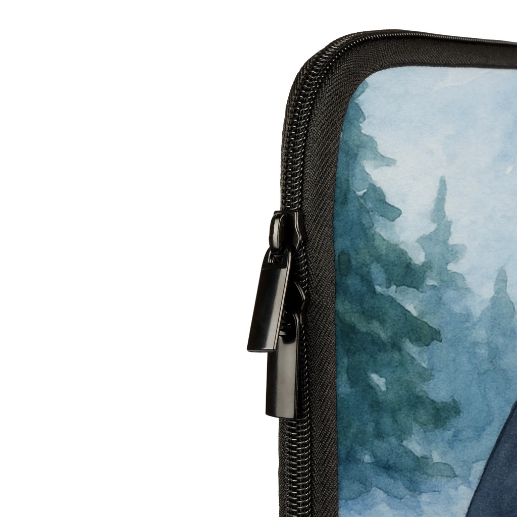 Notebook Tasche Pinguin umarmen Design