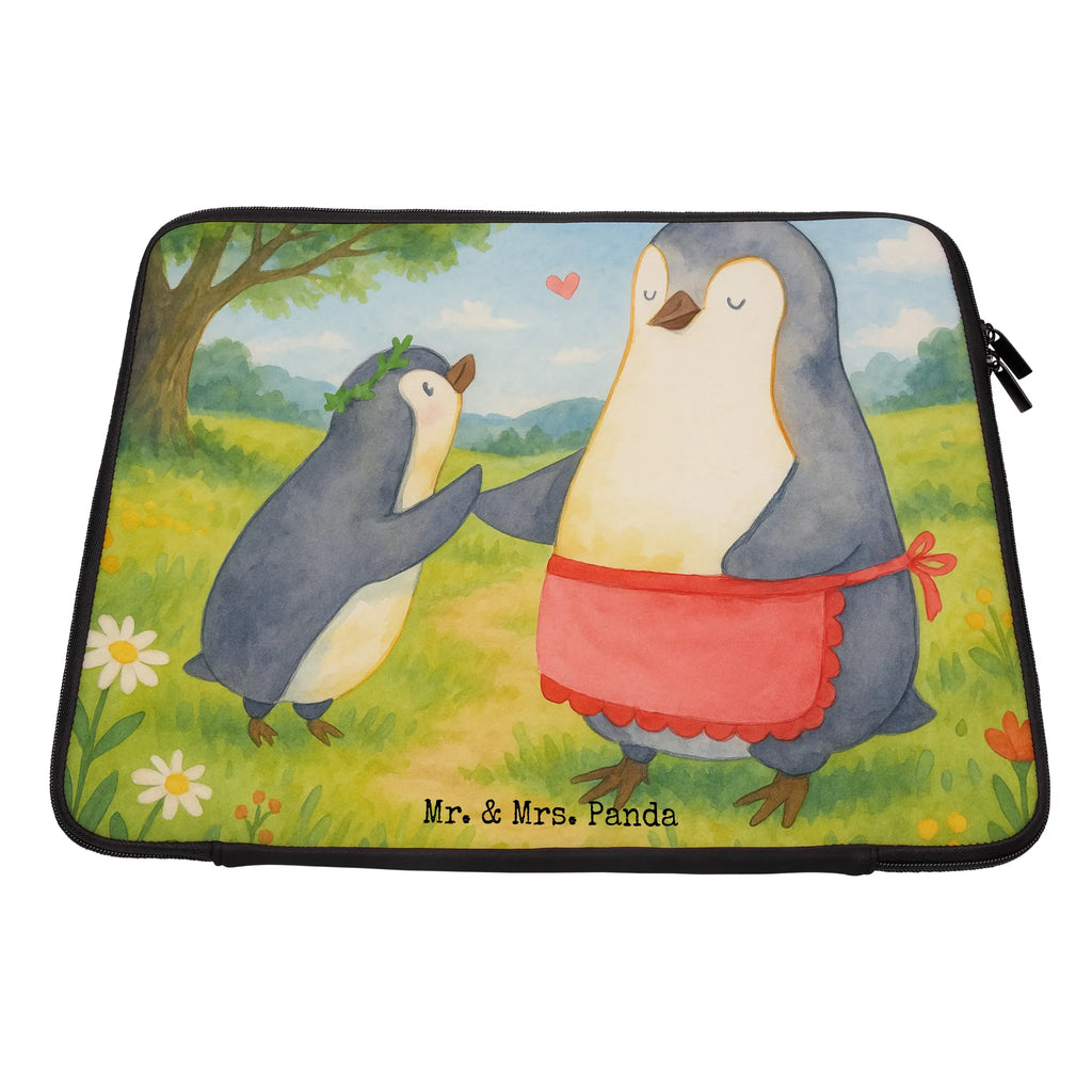 Notebook Tasche Pinguin mit Kind Design