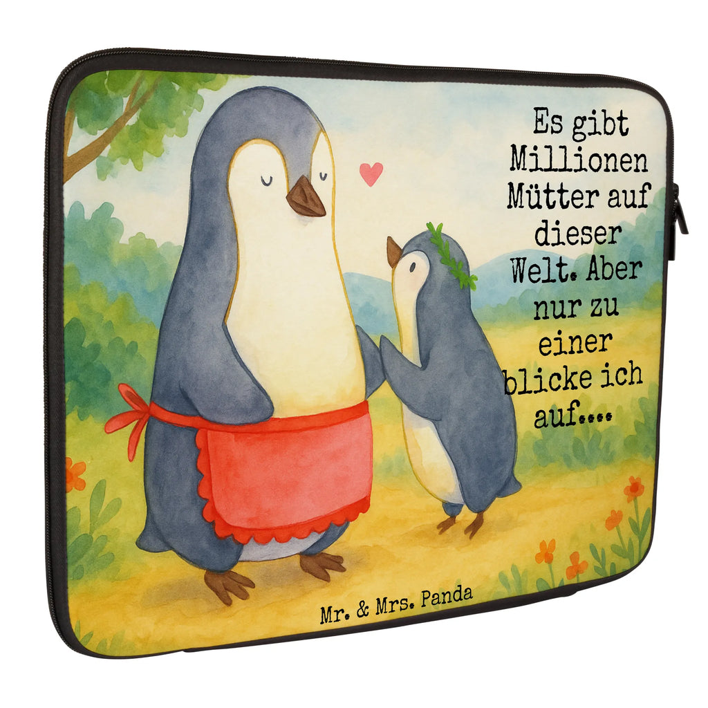 Notebook Tasche Pinguin mit Kind Design