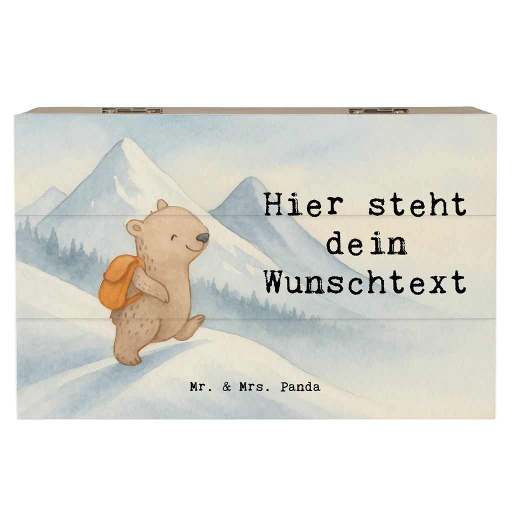 Personalisierte Holzkiste Bär Bergsteigen Design Dekokiste mit Namen, GEschenkdose personalisiert, mit Namen, Holzkiste Personalisiert, Kiste mit Namen, Erinnerungskiste, Aufbewahrungsbox Personalisiert, Truhe Personalisiert, Schatulle Personalisiert, Truhe mit Namen, Erinnerungskiste Personalisiert, Schatulle mit Namen, Erinnerungsbox Personalisiert, Geschenkbox personalisiert, Holzkiste mit Namen, Schatzkiste mit Namen, Dekokiste Personalisiert, Aufbewahrungsbox mit Namen, Kiste Personalisiert, Schatzkiste Personalisiert, Erinnerungsbox mit Namen, Geschenk, Sport, Sportart, Hobby, Schenken, Danke, Dankeschön, Auszeichnung, Gewinn, Sportler, Bergsteigen, Alpinismus, Alpinwandern, Bergsport, Trekking, wandern