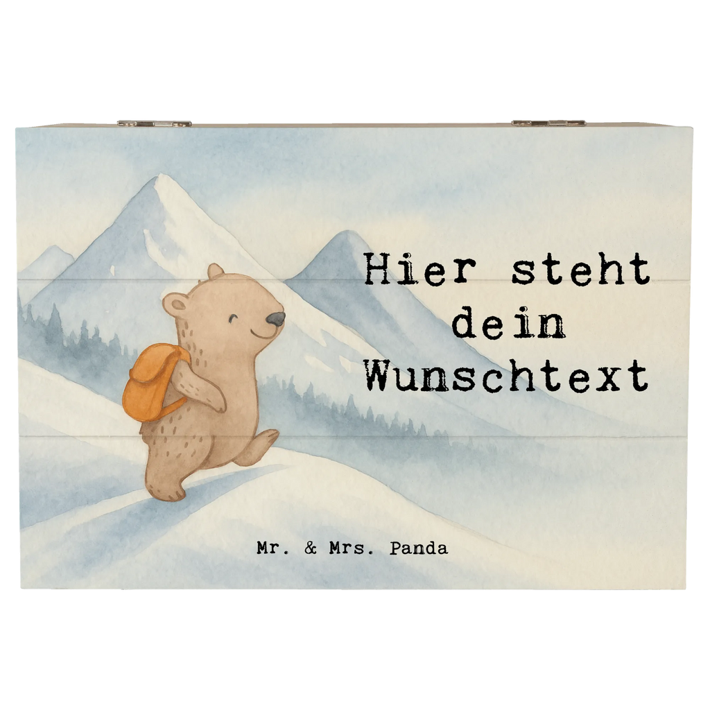 Personalisierte Holzkiste Bär Bergsteigen Design Dekokiste mit Namen, GEschenkdose personalisiert, mit Namen, Holzkiste Personalisiert, Kiste mit Namen, Erinnerungskiste, Aufbewahrungsbox Personalisiert, Truhe Personalisiert, Schatulle Personalisiert, Truhe mit Namen, Erinnerungskiste Personalisiert, Schatulle mit Namen, Erinnerungsbox Personalisiert, Geschenkbox personalisiert, Holzkiste mit Namen, Schatzkiste mit Namen, Dekokiste Personalisiert, Aufbewahrungsbox mit Namen, Kiste Personalisiert, Schatzkiste Personalisiert, Erinnerungsbox mit Namen, Geschenk, Sport, Sportart, Hobby, Schenken, Danke, Dankeschön, Auszeichnung, Gewinn, Sportler, Bergsteigen, Alpinismus, Alpinwandern, Bergsport, Trekking, wandern