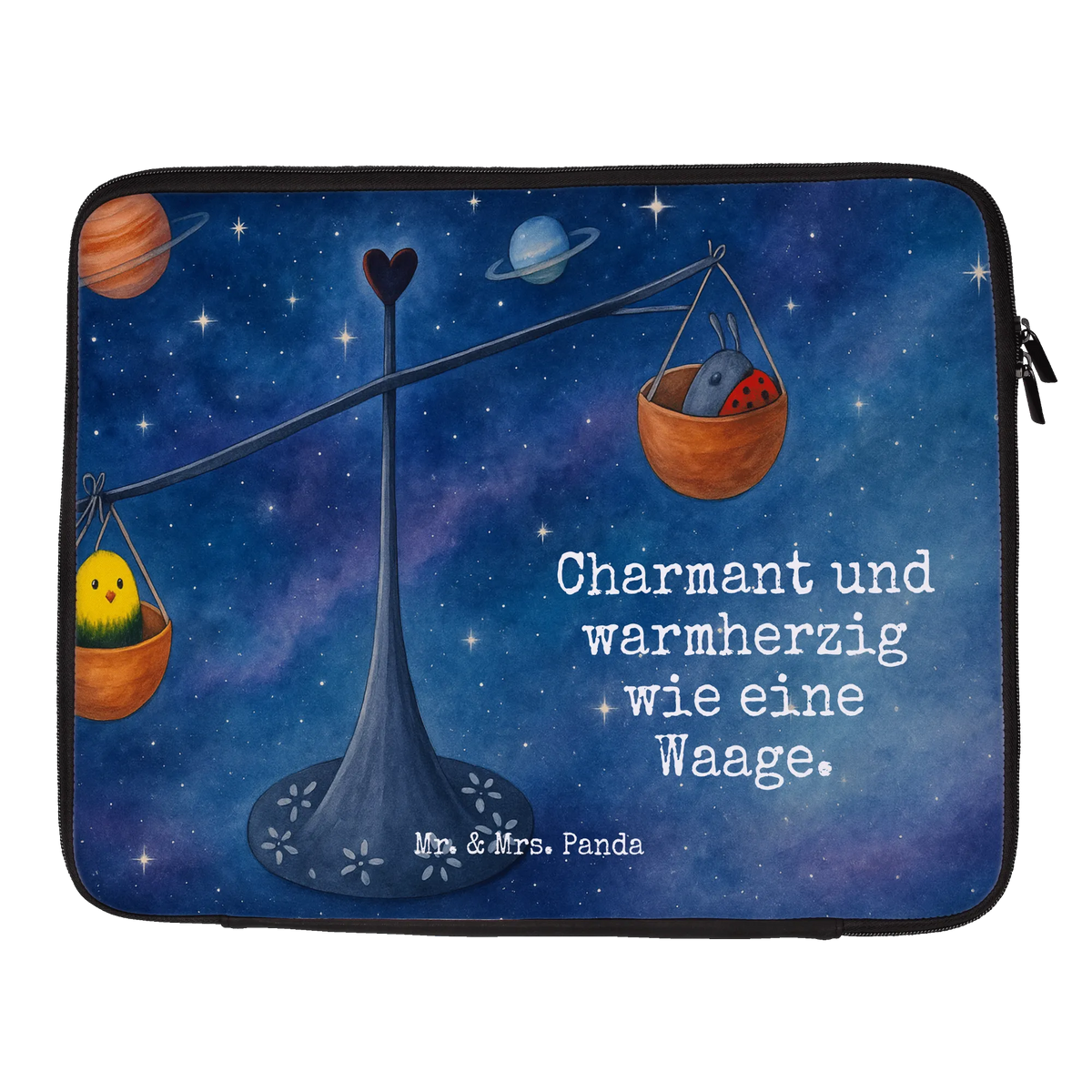 Torba na laptop Znak zodiaku waga Design Znak zodiaku, gwiazdozbiór, astrologia, ascendent