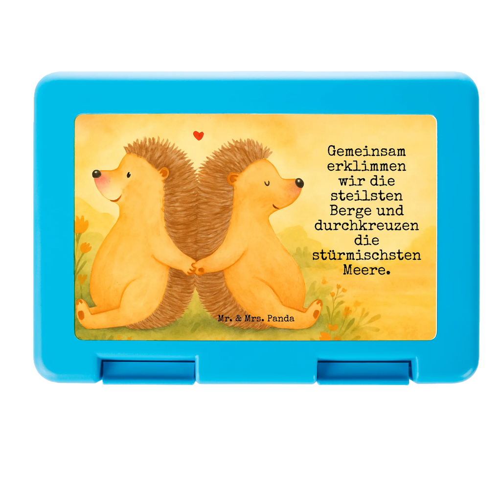 Brotdose Igel händchenhaltend Design