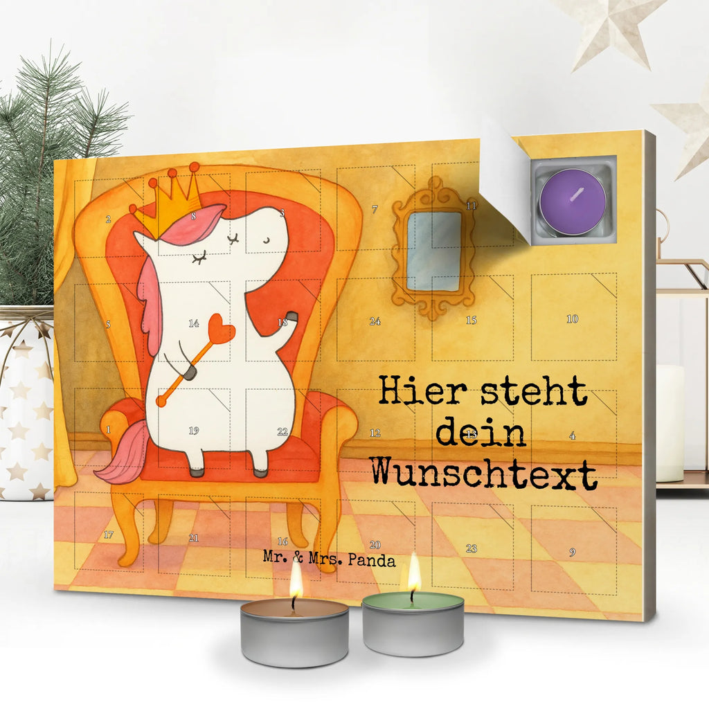 Personalisierter Duftkerzen Adventskalender Einhorn Prinzessin Design Personalisierter Duftkerzen Adventskalender, Unicorn, Einhorn, Einhörner, Einhorn Deko, Geburtstagsgeschenk, Geschenk, Geburtstag, Monat, Prinzessin