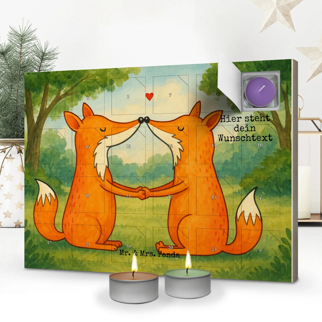 Personalisierter Duftkerzen Adventskalender Füchse Liebe Design Personalisierter Duftkerzen Adventskalender, Fuchs, Partner, Freundin, Ehemann, Liebespaar, Fox, Ehefrau, Liebesbeweis, Freund, Füchse, Ehe, Paar, Verlobte, Liebe