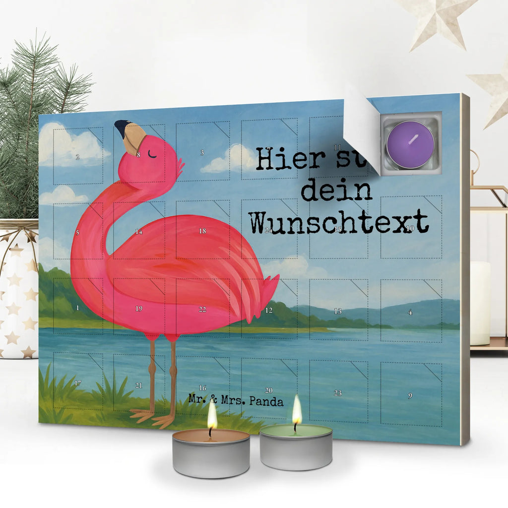 Personalisierter Duftkerzen Adventskalender Flamingo Stolz Design Personalisierter Duftkerzen Adventskalender, Flamingo, Selbstliebe, Beste Freundin, Freude, Schwester, Freundin, Selbstakzeptanz, Tochter, Stolz, Mama
