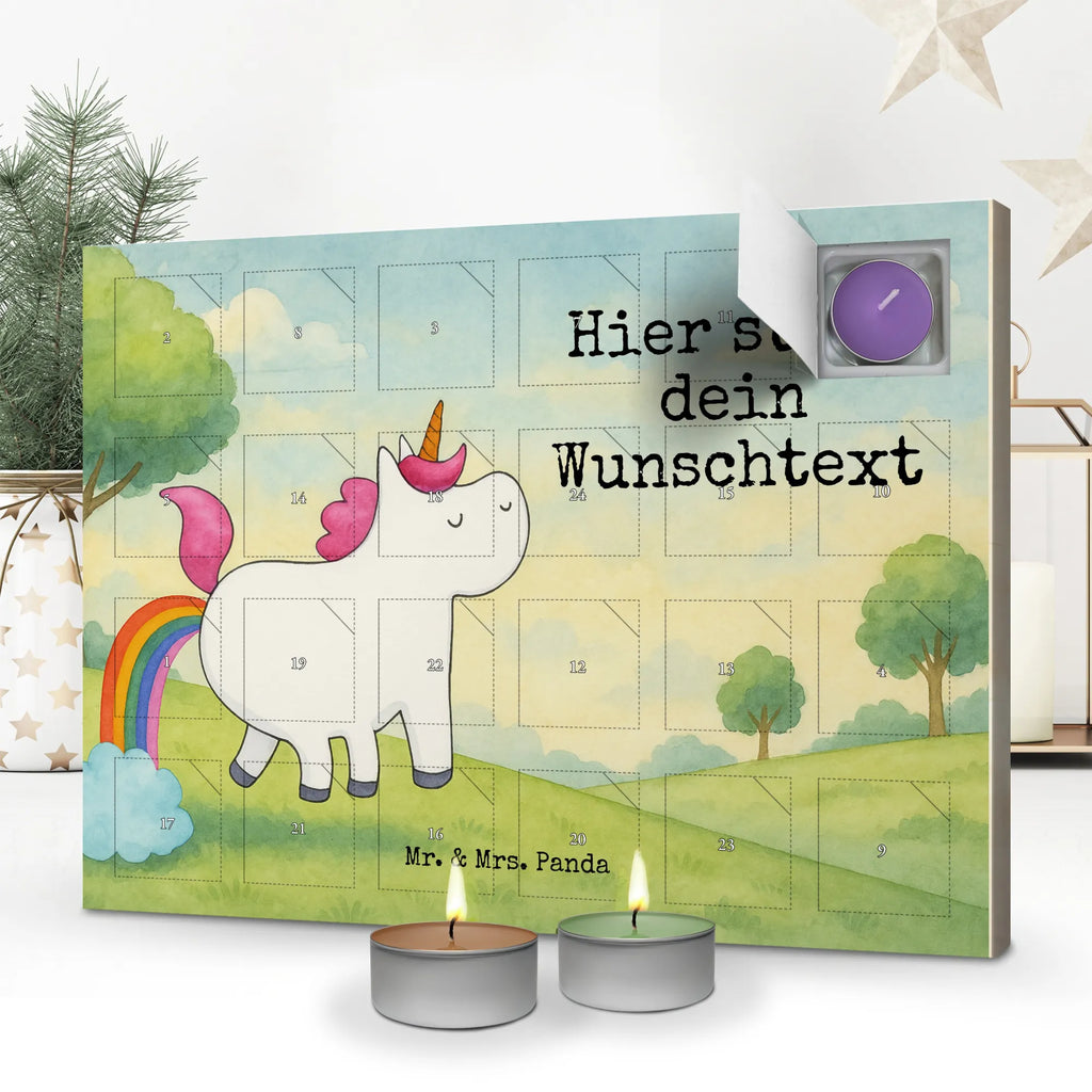 Personalisierter Duftkerzen Adventskalender Einhorn Pupsen Design Personalisierter Duftkerzen Adventskalender, Unicorn, Einhorn, Einhörner, Einhorn Deko, Spaß, Regenbogen, Pups, Freundin, Einhornpower, Lustig, Erwachsenwerden, Glitzer