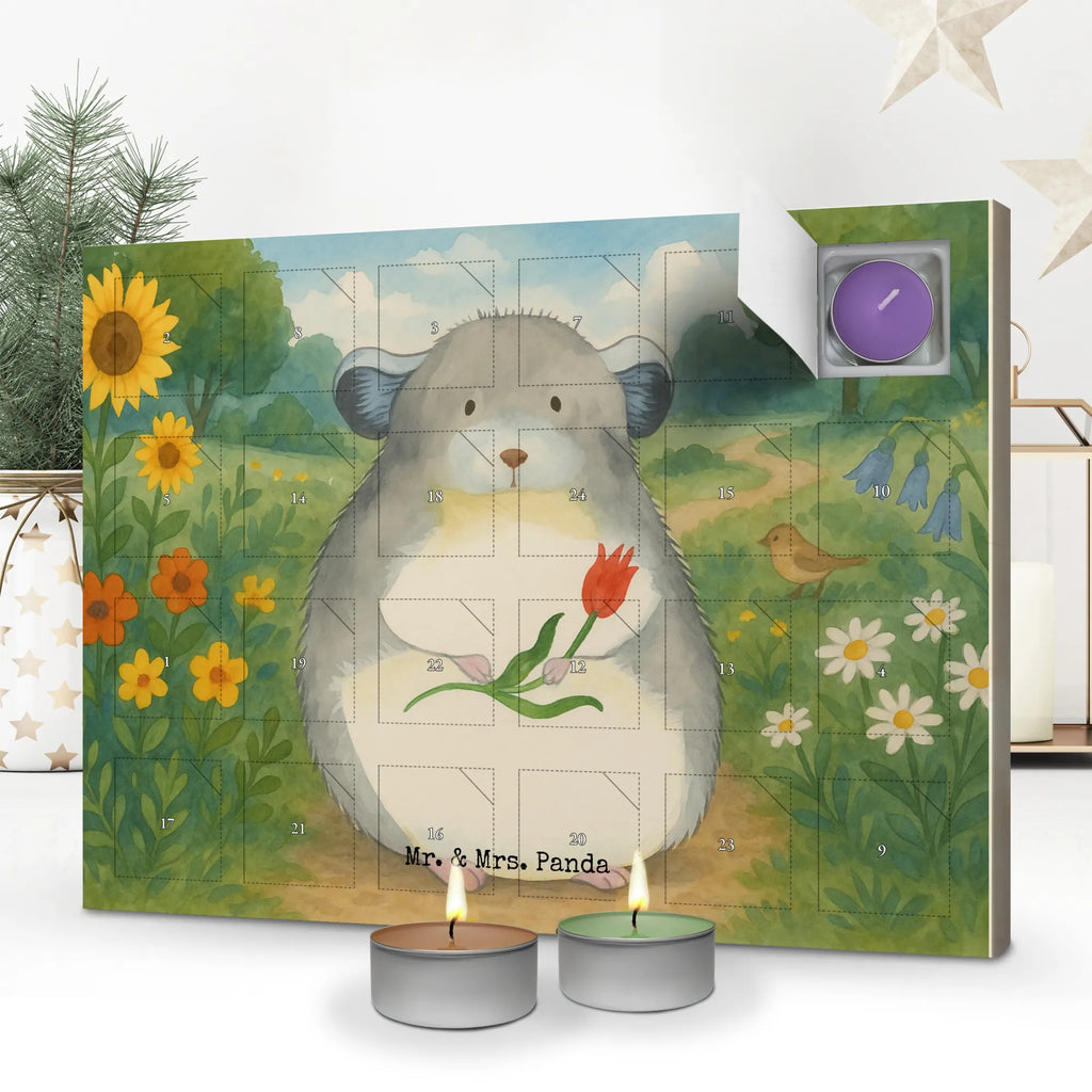 Scented candle advent calendar chinchilla flower Design small animals, cute, funny, cute animal motives, hand drawn, small world, funny sayings, good mood, happy, gifts, gift ideas, special gifts, animal lover, card, office life, depression, heartache, chinchillas, being sad, chaos, office, happiness, grief, chinchilla