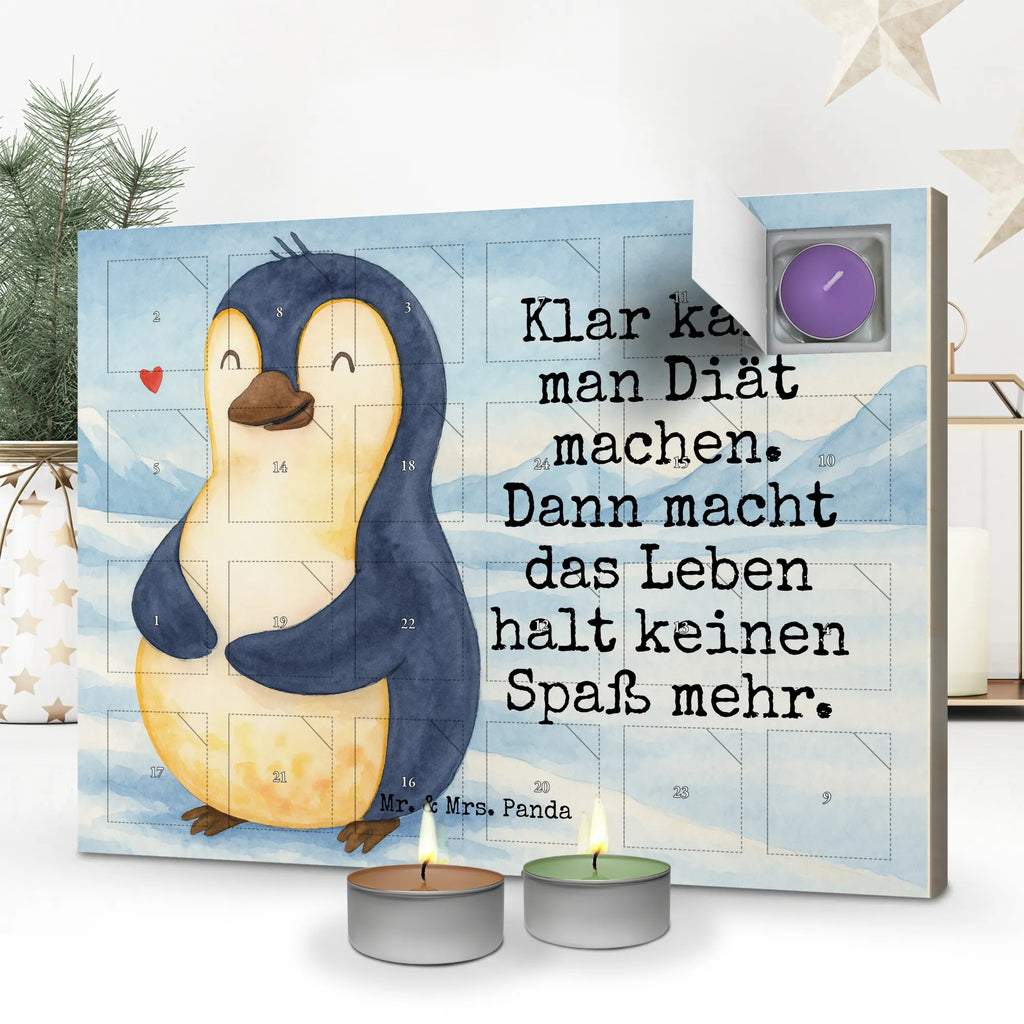 Scented candle advent calendar Penguin diet Design Penguin, North Pole, Winter, Penguins, body love, motivation, self-respect, diet, self-love, penguin, losing weight, penguins, weight