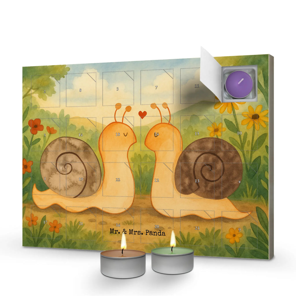 Scented candle advent calendar Snails in love Design Love, Loving, Two, Together, Marriage, Engagement, Proposal of marriage, Love gift, gift for her, gift for him, anniversary gift