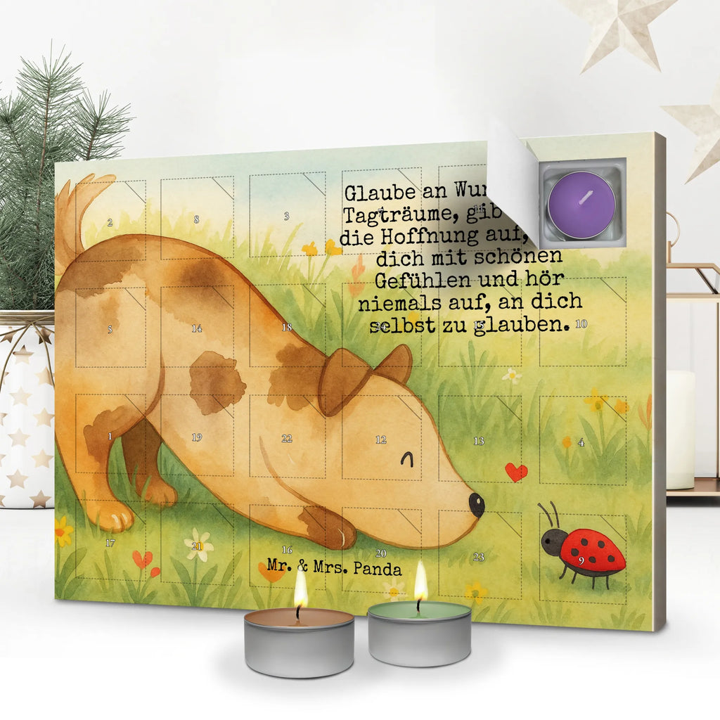 Scented candle advent calendar Dog ladybug Design dog, mutt, hound, woof, dog mama, dog breed, love dogs, love for dogs, dog decorative items, bag with dog print, funny gifts for dog owners, what do you give a dog lover, Christmas gifts for dogs, gifts for dogs, dog sayings, Mongrel dog, Dogs, Dog slogan, Dog, Sayings, Mongrel, Ladybird