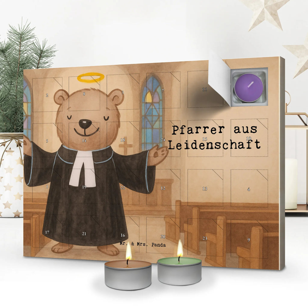 Scented candle advent calendar Pastor Passion Design gift, gift idea, best, farewell gift, passing exam, anniversary, retirement, promotion, job start, sayings, funny, profession