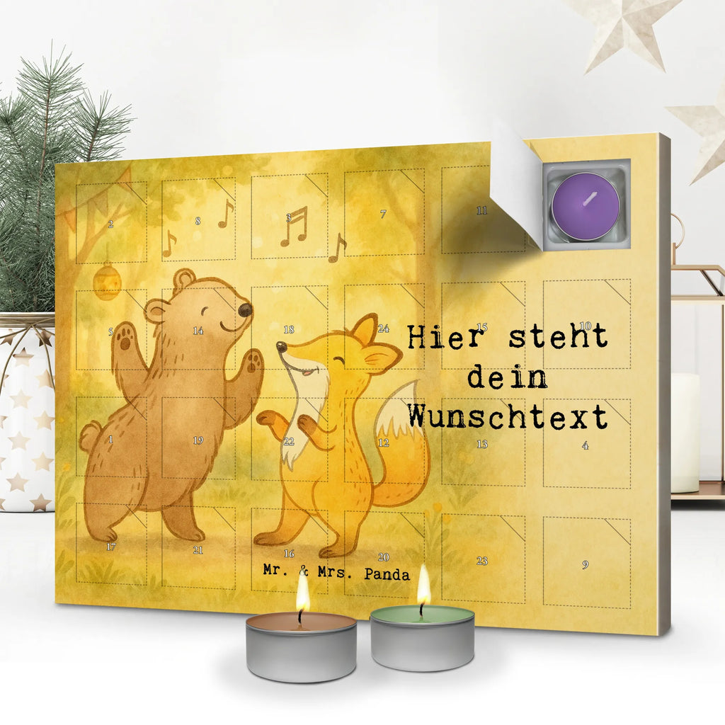 Personalisierter Duftkerzen Adventskalender Hase Tanzen Design Personalisierter Duftkerzen Adventskalender, Geschenk, Schenken, Sport, Sportart, Hobby, Danke, Dankeschön, Auszeichnung, Gewinn, Sportler, Tanzschule, Tanzen, Tanzen gehen, Tanzkurs