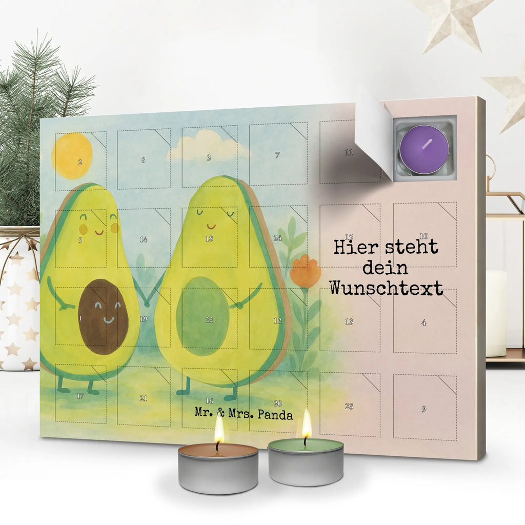 Personalisierter Duftkerzen Adventskalender Avocado Pärchen Design Personalisierter Duftkerzen Adventskalender, Avocado, Veggie, Vegan, Gesund, Liebe, Hochzeit, Avocados, Babyshower, Schwangerschaft, Familie, Geburt, Kinder, Babyparty, Avocuddle