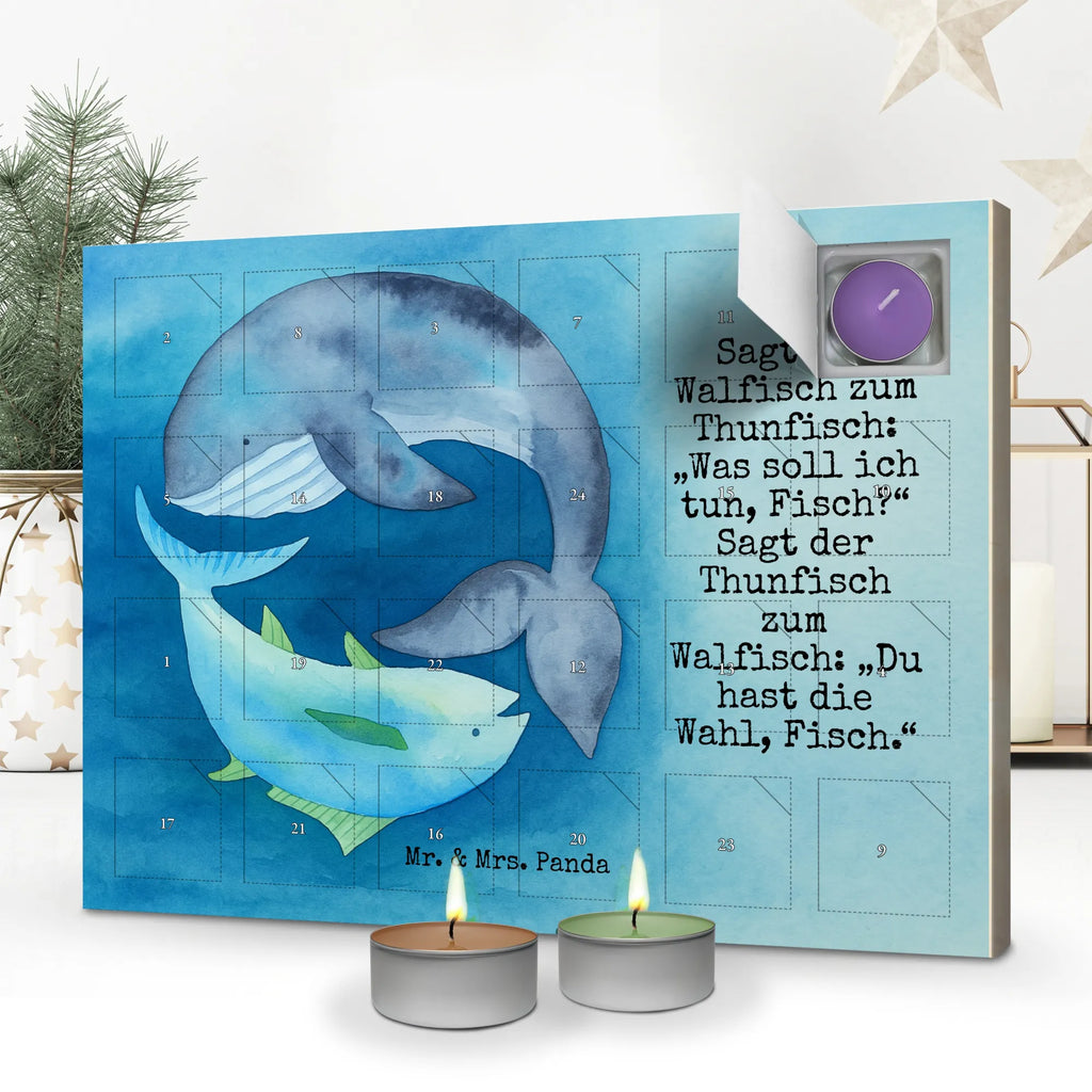Scented candle advent calendar whale tuna Design small animals, cute, funny, cute animal motives, hand drawn, small world, funny sayings, good mood, happy, gifts, gift ideas, special gifts, animal lover, card, saying funny, choice, saying of the day, whale, word joke funny, flat joke gift, flat joke, tuna, joke
