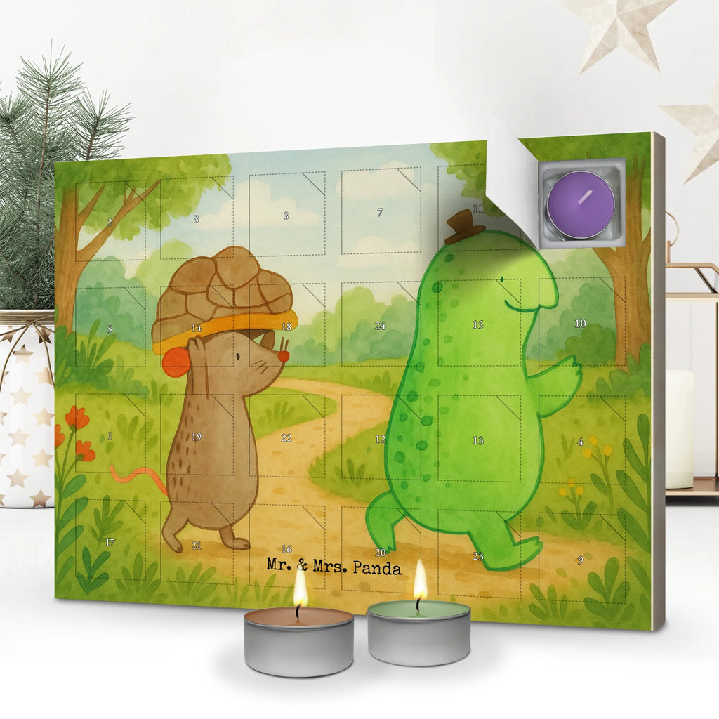 Scented candle advent calendar tortoise Mouse Design turtle, tortoise, reptile, ancient creature, cute, sweet, gift, gift ideas, birthday gift, illustrated, funny, turtle gift items, funny turtle gifts, pet turtles, mom, best friend, sister or daughter, turtle lover, best friends, friends, mouse, girlfriends