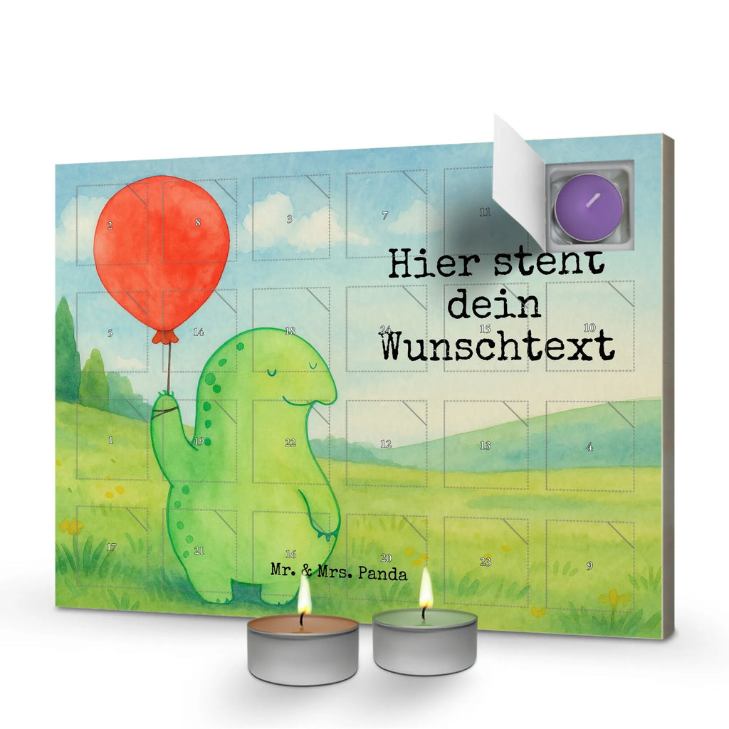 Personalisierter Duftkerzen Adventskalender Schildkröte Luftballon Design Personalisierter Duftkerzen Adventskalender, Schildkröte, Motivation, Mutausbruch, Motivationsspruch, Schildkröten