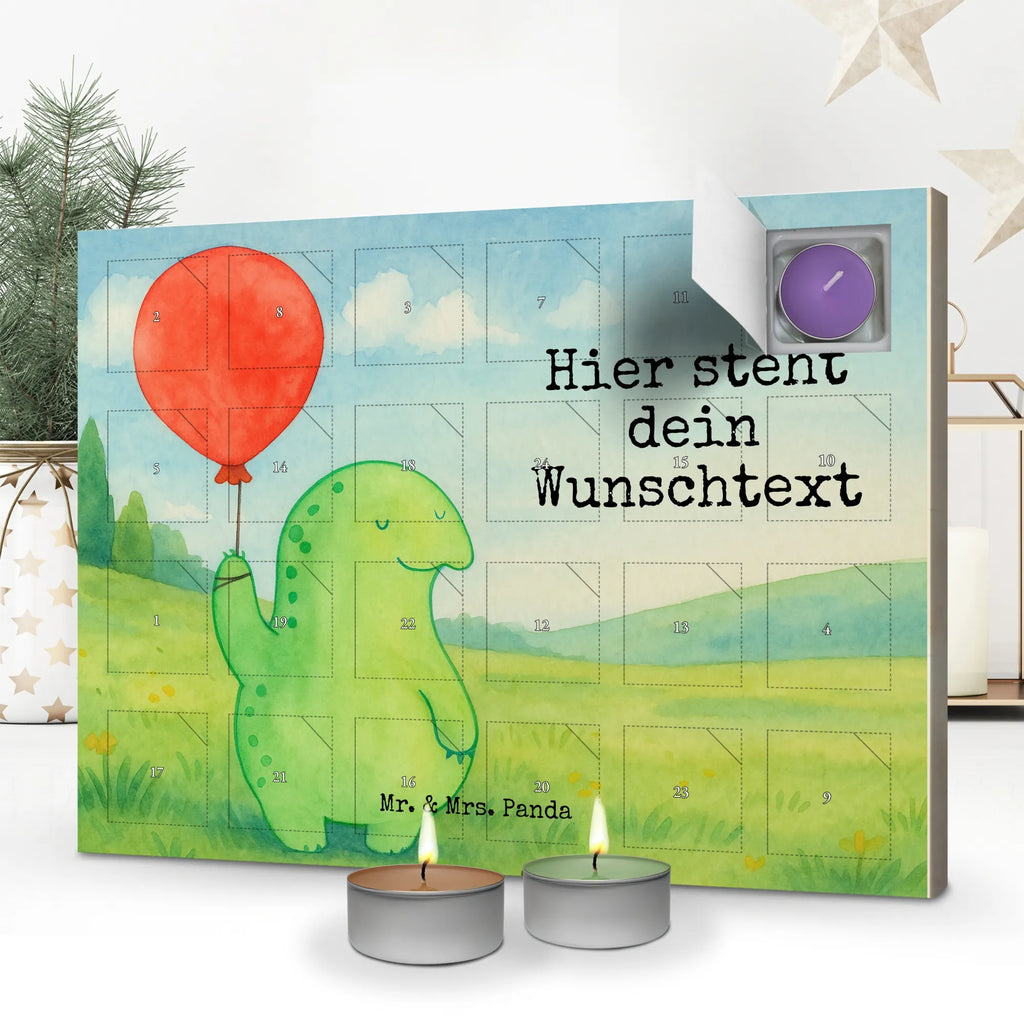Personalisierter Duftkerzen Adventskalender Schildkröte Luftballon Design Personalisierter Duftkerzen Adventskalender, Schildkröte, Motivation, Mutausbruch, Motivationsspruch, Schildkröten