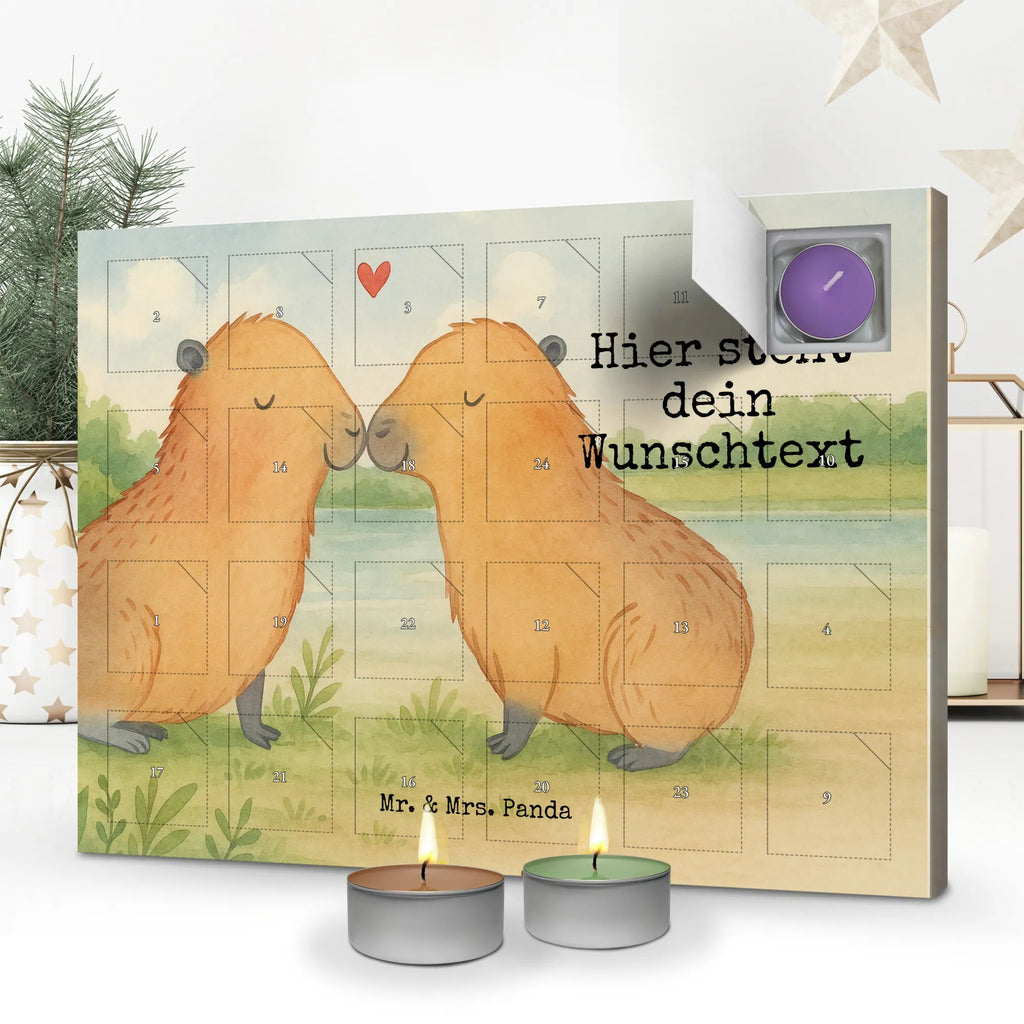 Personalisierter Duftkerzen Adventskalender Capybara Liebe Design Personalisierter Duftkerzen Adventskalender, Lustige Sprüche, Tiere, Tiermotive, Gute Laune, Herzlich, Ich Bin Deins, Du Bist Meins, Paar, Romantisches Geschenk, Liebesbeweis, Tierliebe, Verliebt, Partnertiere, Ehejubiläum, Liebe, Verschmolzen, Capybara, Liebesspruch, Geschenkidee, Jahrestag, Handgezeichnet, Valentinstag, Beziehung, Kuschel Capybaras