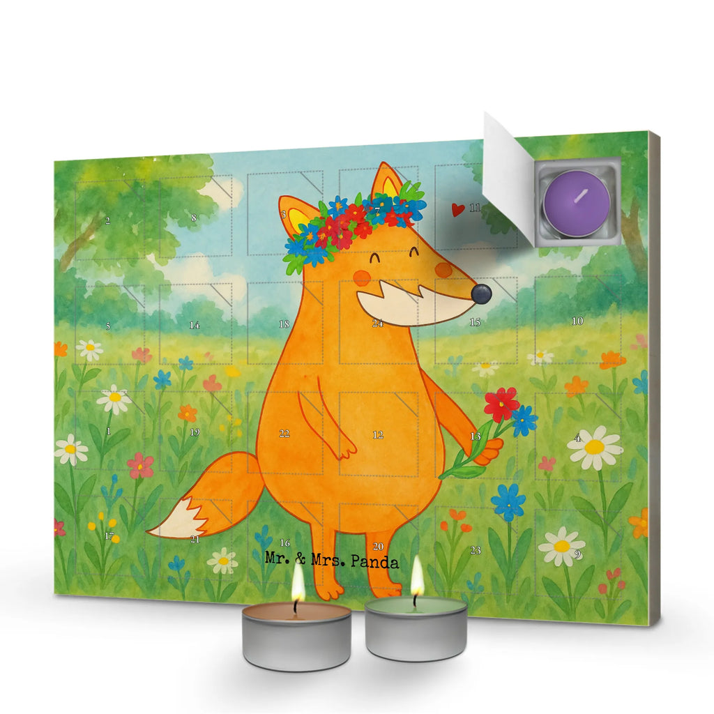 Scented candle advent calendar Fox Flower Design fox, foxes, forest wildlife, clever as a fox, animal lover, me, proof of love, joy, motivation, flowers, girlfriend, self-love, flower girl, love, flower, fox girl, girlfriends